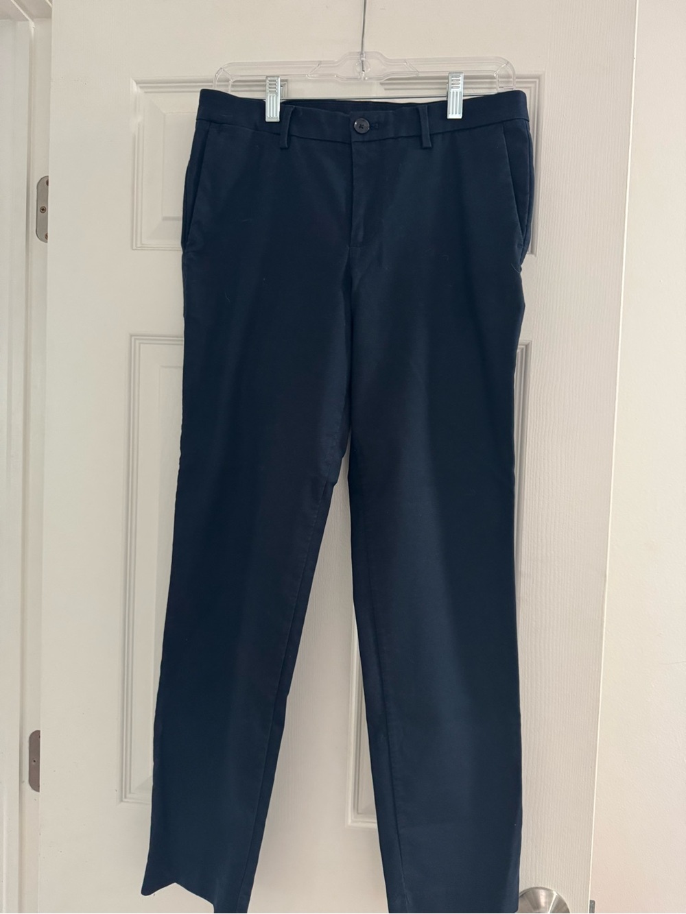 Calvin Klein Navy Straight-Leg Chinos